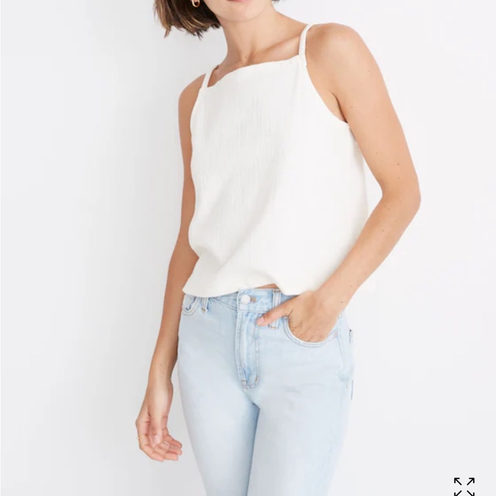 Madewell White Camisole Top